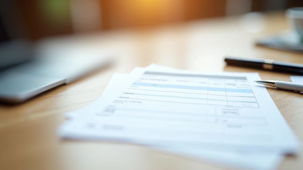 Formulaire de demande de remboursement transport rempli sur un bureau avec stylo et documents