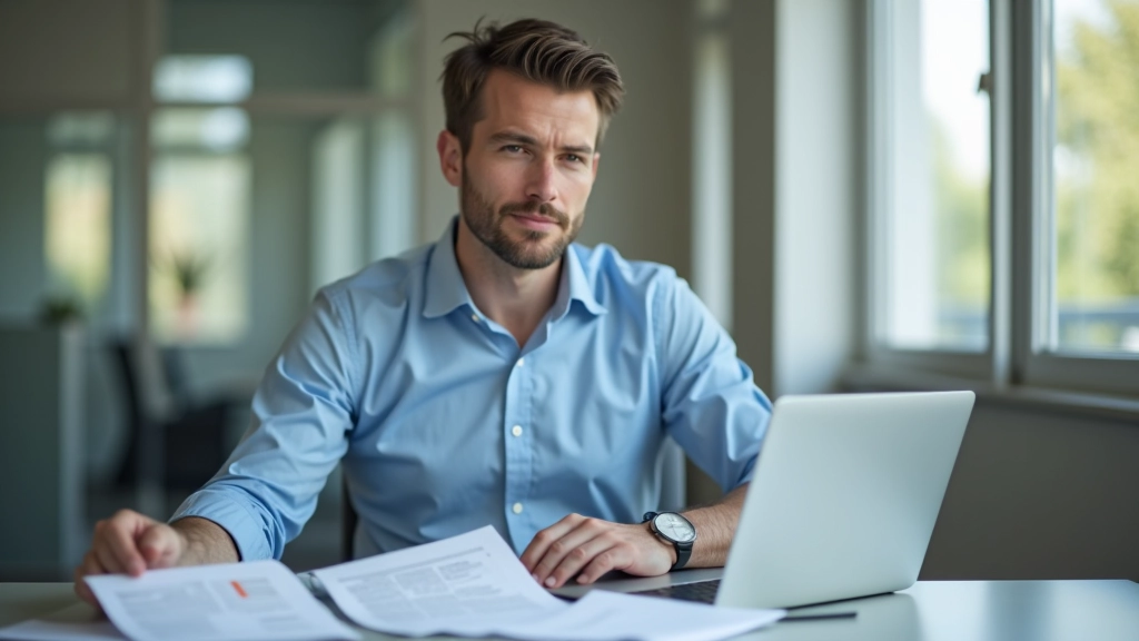 Homme professionnel regardant par la fenêtre du train