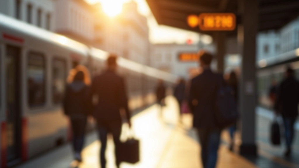 Navetteurs urbains utilisant les transports en commun à Paris